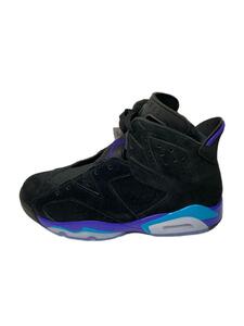 NIKE◆AIR JORDAN 6 RETRO_エアジョーダン 6 レトロ/27cm/BLK/スウェード