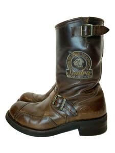 SENDRA◆SENDRA MOTORBOOTS/エンジニアブーツ/UK8/BRW