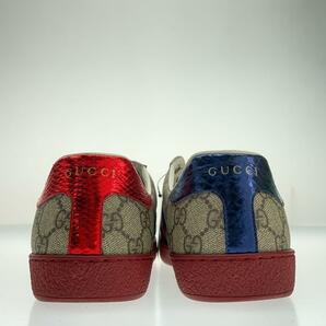 GUCCI◆ローカットスニーカー/6/BEG/429445/GGスプリーム/箱付の画像6