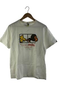 BABY MILO◆Tシャツ/M/コットン/WHT