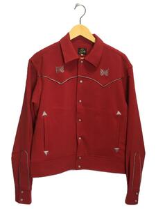Needles◆21SS/Piping Cowboy Jacket/ジャケット/S/ポリエステル/RED/IN054