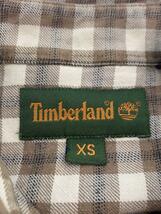 Timberland◆長袖シャツ/XS/コットン/BRW/チェック_画像3