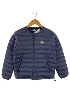 DANTON* down jacket /34/ nylon / navy / plain /19A-KW-001/JD-8748