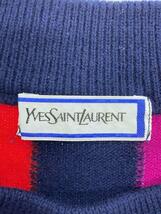 YVES SAINT LAURENT◆90S/セーター(薄手)/M/ウール/マルチカラー/総柄_画像3