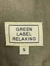 UNITED ARROWS green label relaxing◆モッズコート/S/ポリエステル/カーキ/無地/3225-116-1302_画像3