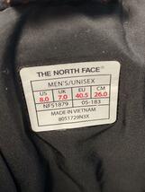 THE NORTH FACE◆レインブーツ/26cm/GRY/ウール/nf51879_画像5