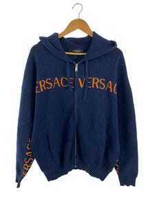 VERSACE◆ジップパーカー/48/コットン/BLK/A89337/A237551