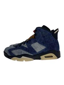 NIKE◆AIR JORDAN RETRO 6/エアジョーダン6 レトロ/インディゴ/CT5350-401/25.5cm/