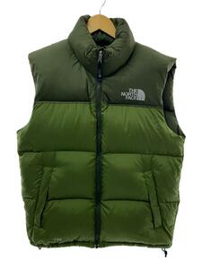 THE NORTH FACE◆NUPTSE VEST_ヌプシベスト/M/ナイロン/GRN