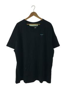 OFF-WHITE◆Tシャツ/L/コットン/BLK/OMAA038F18185005