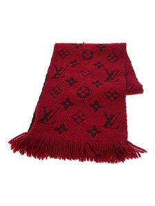 LOUIS VUITTON◆マフラー/シルク/RED/総柄/レディース/M72432