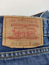 Levi’s◆ブーツカットパンツ/28/デニム/544/ブルー/マルタ製/裾ダメージ有_画像4