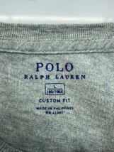 POLO RALPH LAUREN◆Tシャツ/L/コットン/GRY/プリント_画像3