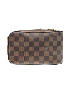 LOUIS VUITTON◆ジェロニモス_ダミエ・エベヌ_BRW/PVC/BRW/N51994/※変色有