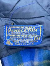 PENDLETON◆長袖シャツ/15/ウール/BLU/オンブレCK_画像3