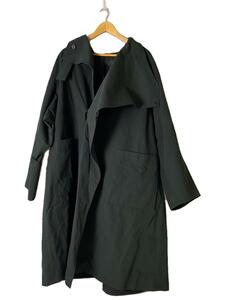 ESSAY◆18AW/GURKHA COAT/コート/M/コットン/BLK/ES07C-01