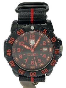 LUMINOX◆クォーツ腕時計/アナログ/ナイロン/BLK/BLK/3050/3950