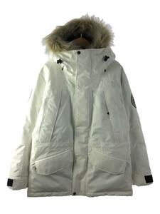 THE NORTH FACE◆UNDYED ANTARCTICA PARKA_アンダイド アンタークティカ パーカ/L/ポリエステル/WHT