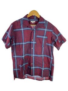 Engineered Garments◆camp shirts - navy/red afghan print/S/コットン/RED