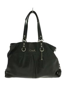 COACH◆トートバッグ/レザー/BLK/F15513