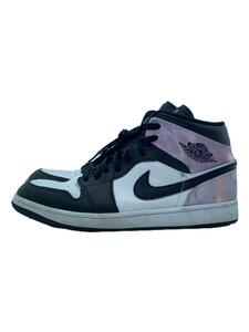 NIKE◆AIR JORDAN 1 MID SE_エアジョーダン 1 ミッドSE/28cm/BLK/PVC