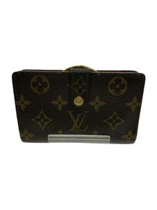 LOUIS VUITTON◆ポルト・モネ・ビエ・ヴィエノワ_モノグラム・キャンバス_BRW/PVC/BRW/総柄/レディース