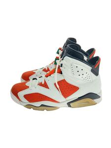 NIKE◆AIR JORDAN 6 RETRO/エアジョーダンレトロ/ホワイト/384664-145/27.5cm/WHT