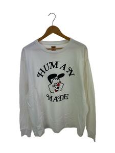 HUMAN MADE◆長袖Tシャツ/XXL/コットン/WHT