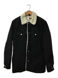 WRANGLER◆ブルゾン/L/コットン/BLK/無地/WM5970/ラングラー/ブラック/黒/ボアジャケット