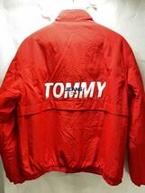 TOMMY JEANS◆フリースジャケット/XL/ナイロン/WHT/6800439285/トミージーンズ_画像8