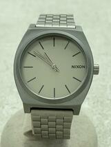 NIXON◆クォーツ腕時計/アナログ/ステンレス/GRY/GRY/SS/A045000-00/電池切れ_画像1