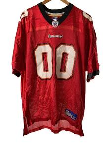 Reebok◆トップス/XL/ナイロン/RED/7009A/NFL/ゲームシャツ/BUCCANEERS