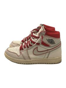 NIKE◆AIR JORDAN 1 RETRO HIGH OG/エアジョーダン1レトロハイ/ホワイト/28cm/WHT