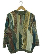 COOGI◆90s～/MADE IN AUSTRALIA/3Dニット/SS/コットン/マルチカラー_画像1