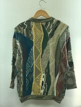 COOGI◆90s～/MADE IN AUSTRALIA/3Dニット/SS/コットン/マルチカラー_画像2