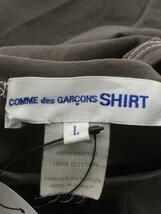 COMME des GARCONS SHIRT◆Tシャツ/L/コットン/KHK/FG-T018_画像3