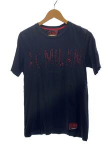 DIESEL◆Tシャツ/S/コットン/BLK/AC MILAN/ブラック/半袖/トップス/