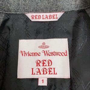 Vivienne Westwood RED LABEL◆コート/1/ウール/GRY/無地/16-01-472009/左ポケット口ほつれ有の画像3