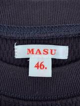 MASU◆ベスト/46/コットン/BRW/無地/MFSS-CS0221_画像3