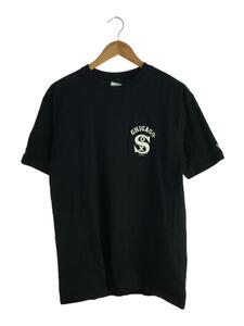 NEW ERA◆Tシャツ/XL/コットン/BLK/プリント