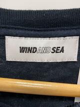 WIND AND SEA◆Tシャツ/M/コットン/BLK/WDS-KWHR-02_画像3