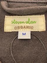 Steven Alan◆ジャケット/M/コットン/BLK/無地_画像4