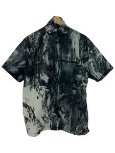 THE NORTH FACE◆S/S WALLS SHIRT_ショートスリーブウォールズシャツ/L/ポリエステル/GRY