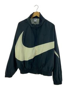 NIKE◆Woven Jacket/スウッシュ/ナイロンジャケット/L/ナイロン/ブラック/FB7878-010