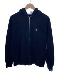 A BATHING APE◆使用感有/ジップパーカー/M/コットン/BLK