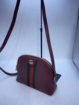 GUCCI◆ショルダーバッグ/レザー/BRD/無地/499621/オフィディア/GG_画像2