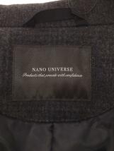 nano universe◆メルトンウール/コート/NUW12MLT003SK_画像3