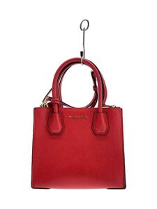 MICHAEL KORS◆ハンドバッグ/レザー/RED/無地/30f6gm9m2l