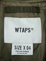 WTAPS◆18AW/JACKET NYLON TAFFETA/MA-1/汚れ有4/ナイロン/GRN/182GWDT-JKM0_画像3