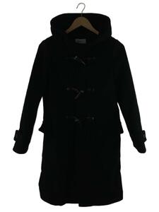 HYKE◆ダッフルコート/2/ウール/ネイビー/無地/172-17031/17AW/ロングコート